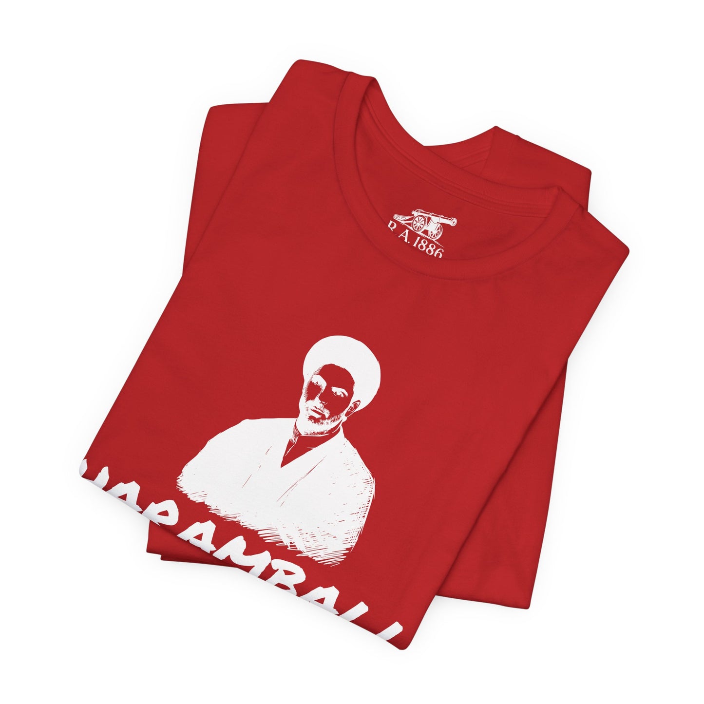 Copy of Haramball Anti Football Premier League Champion Retro Portrait Tee — "HARAMBALL" Vintage Graphic Cream T-Shirt
